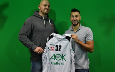 Guard Milen Kostov ist schon ein AOK Baller