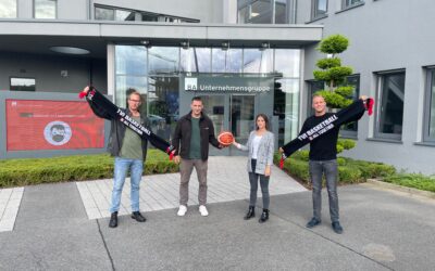 Firma Jesse und die BA. Unternehmensgruppe sind neue Partner des TVI-Basketball