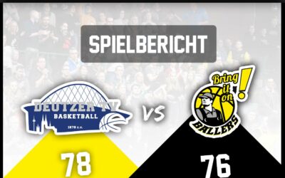 Spielbericht gegen Deutzer TV: Knappe Niederlage nach Verlängerung