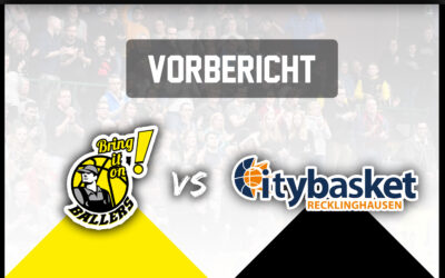 Vorbericht Recklinghausen: Im letzten Heimspiel der Saison steht einiges auf dem Spiel